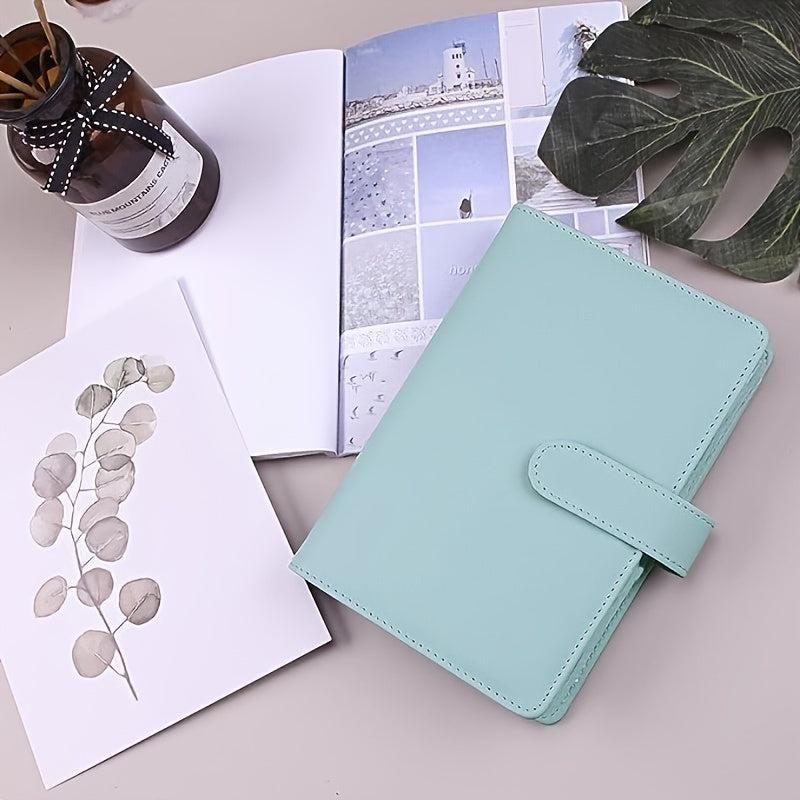 A5 PU Leather Budget Binder with Zipper, Pen, Touch Screen Stylus