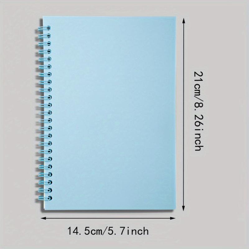 A5 Solid PP Cover Horizontal Line 80 Sheets Notebook