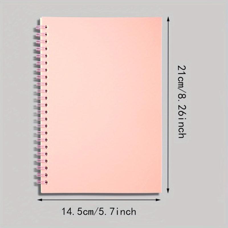 A5 Solid PP Cover Horizontal Line 80 Sheets Notebook