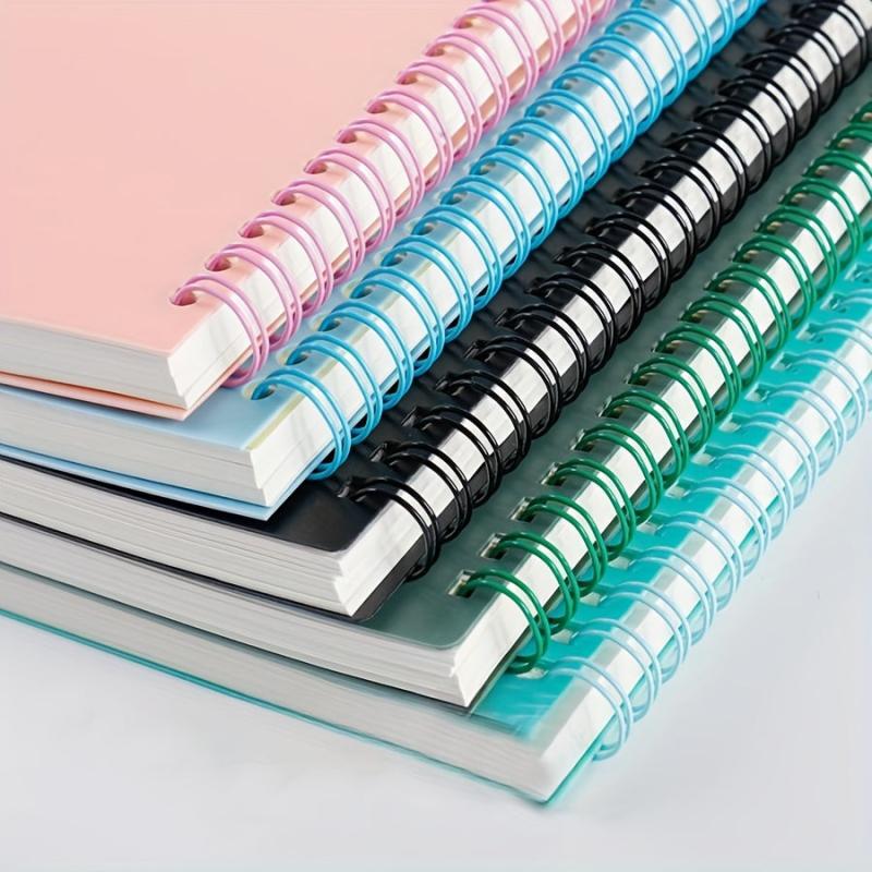 A5 Solid PP Cover Horizontal Line 80 Sheets Notebook