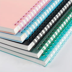 A5 Solid PP Cover Horizontal Line 80 Sheets Notebook