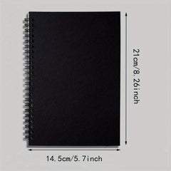 A5 Solid PP Cover Horizontal Line 80 Sheets Notebook