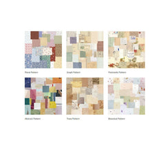 360pcs Vintage Scrapbook Paper Journaling Supplies Kit