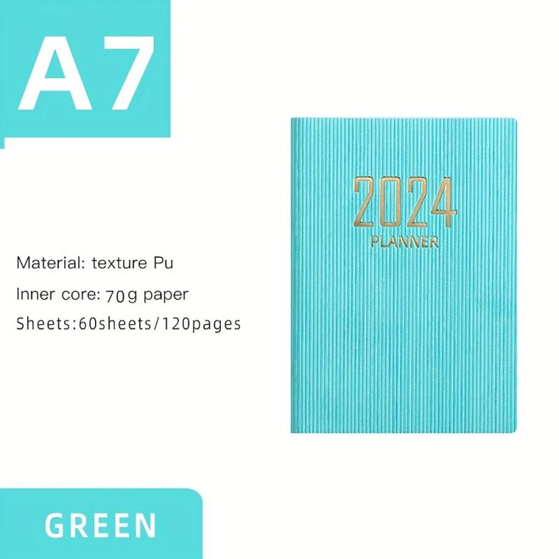 A7 Mini Notebook 365 Days Portable Pocket Notepad Daily Weekly Agenda Planner