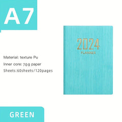 A7 Mini Notebook 365 Days Portable Pocket Notepad Daily Weekly Agenda Planner
