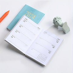 A7 Mini Notebook 365 Days Portable Pocket Notepad Daily Weekly Agenda Planner
