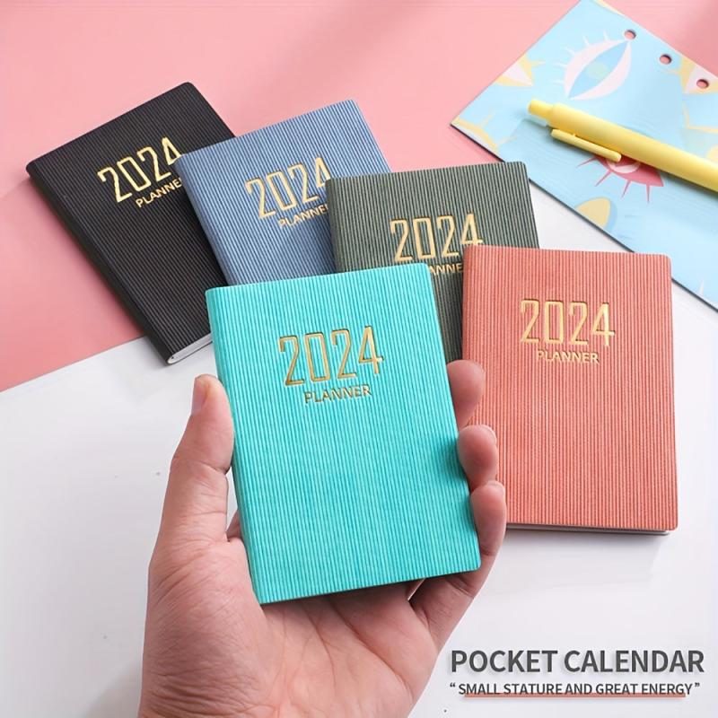 A7 Mini Notebook 365 Days Portable Pocket Notepad Daily Weekly Agenda Planner