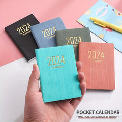 A7 Mini Notebook 365 Days Portable Pocket Notepad Daily Weekly Agenda Planner