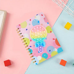 Cartoon Spiral Notebook for School Children and Students