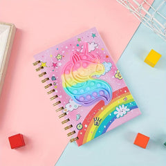 Cartoon Spiral Notebook for School Children and Students