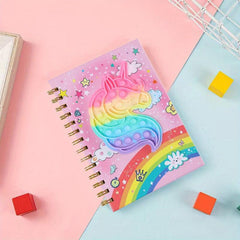 Cartoon Spiral Notebook for School Children and Students