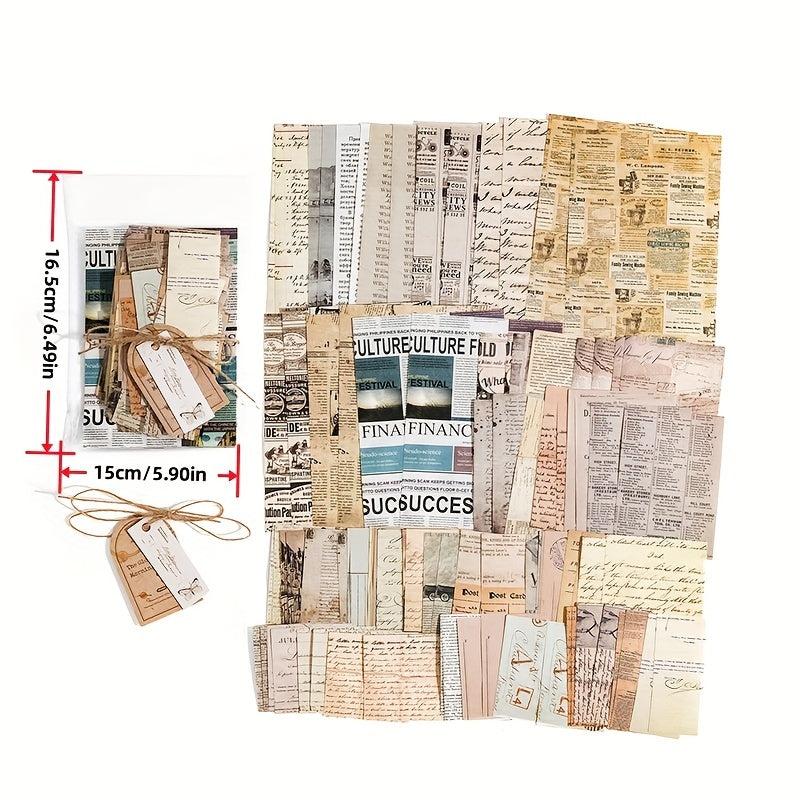 100pcs Memory Post Office Series Paper Large Collection Diary Base