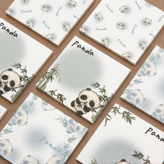 Cartoon Panda Sticky Notes 200 Sheets in Total 8.0x8.0 cm