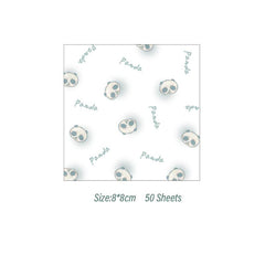 Cartoon Panda Sticky Notes 200 Sheets in Total 8.0x8.0 cm