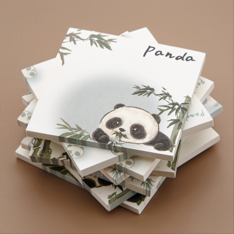 Cartoon Panda Sticky Notes 200 Sheets in Total 8.0x8.0 cm