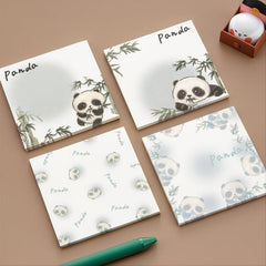 Cartoon Panda Sticky Notes 200 Sheets in Total 8.0x8.0 cm