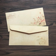 16pcs Stationery Paper And Envelopes Set Classic Vintage Writing