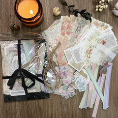 85pc DIY Material Set Ribbon Crafting Scrapbook Gift Wrap Supplies