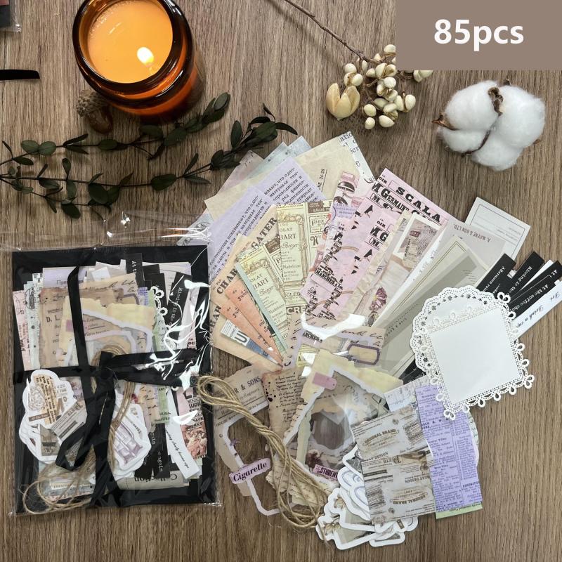 85pc DIY Material Set Ribbon Crafting Scrapbook Gift Wrap Supplies