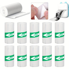 10 Pcs Mini Printer Self Adhesive Thermal Sticker Paper