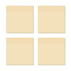 4pcs Clear Sticky Notes Pastel Colors 3x3 Inch Morandi Translucent Sticky Notes