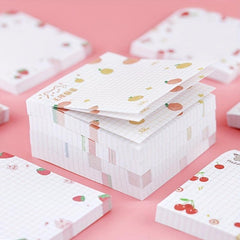Fruit Cartoon Memo Stickers for Notes & Signatures