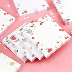 Fruit Cartoon Memo Stickers for Notes & Signatures