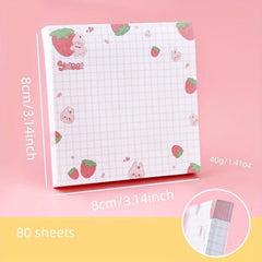 Fruit Cartoon Memo Stickers for Notes & Signatures