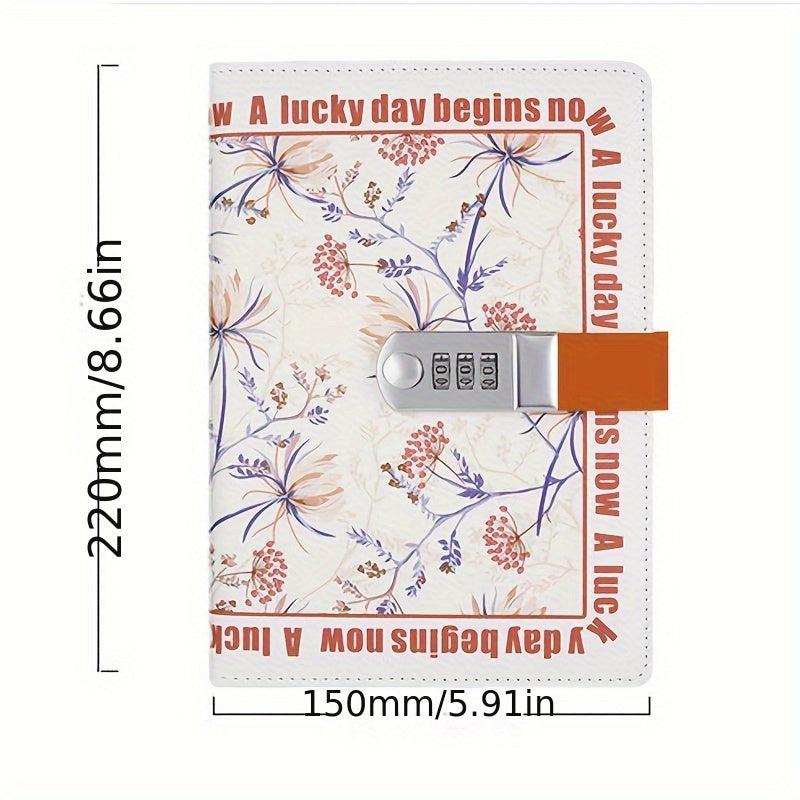 Password Lock A5 Notebook UV Lock Student Notebook Thick Office Stationery