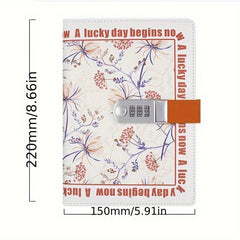 Password Lock A5 Notebook UV Lock Student Notebook Thick Office Stationery