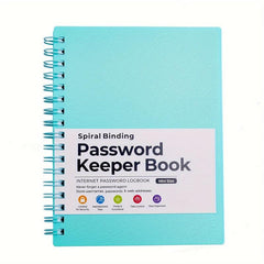 A6 Mini Spiral Password Book With Tabs