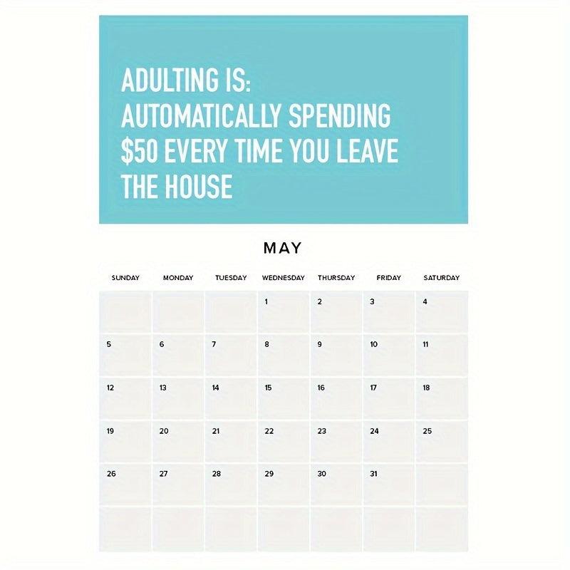 Calendario De Adulting Is Hard Inspirador