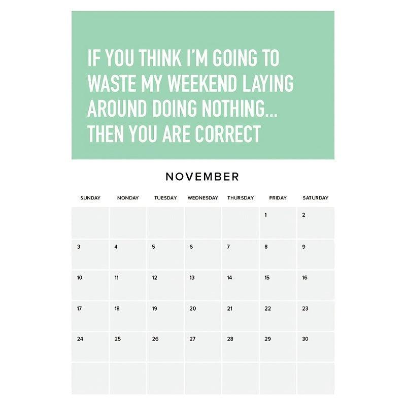 Calendario De Adulting Is Hard Inspirador