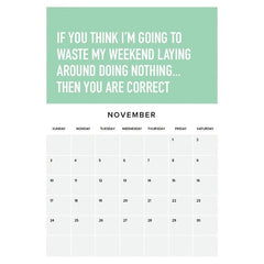 Calendario De Adulting Is Hard Inspirador