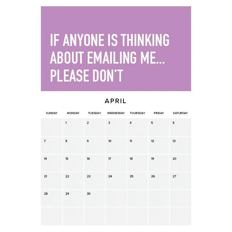 Calendario De Adulting Is Hard Inspirador