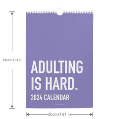 Calendario De Adulting Is Hard Inspirador