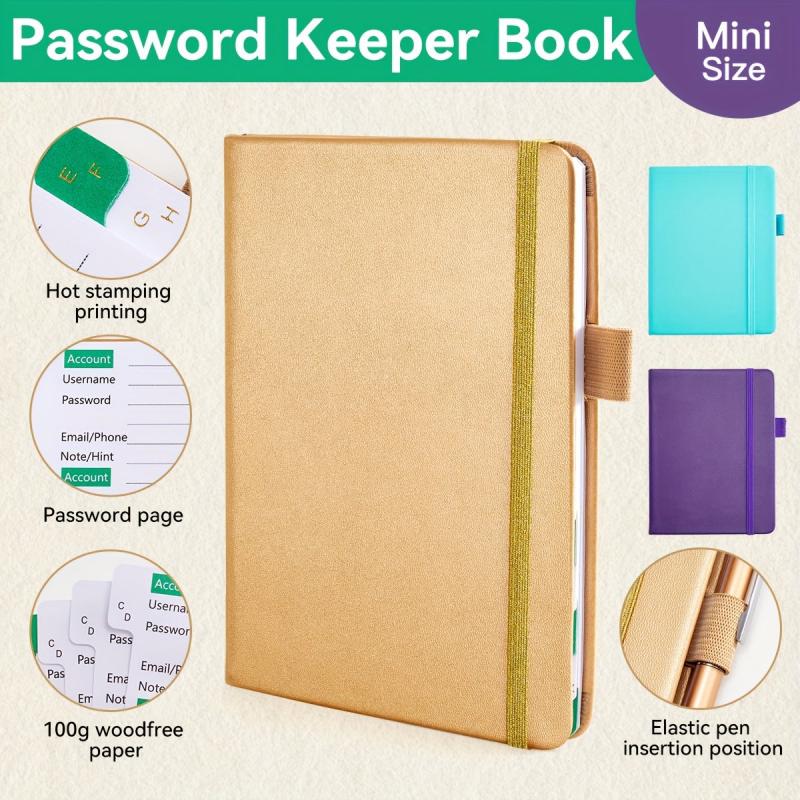 Password Book Alphabetical Tabs Internet Logbook