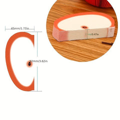 Fruit Vegetable Memo Bookmarks Non Stick Office Stationery