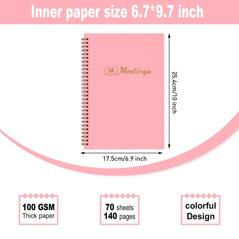 Meeting Notebook For Work Action Items Project Planner Notebook Note Taking