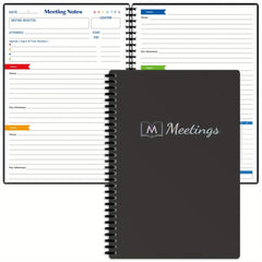 Meeting Notebook For Work Action Items Project Planner Notebook Note Taking