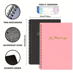 Meeting Notebook For Work Action Items Project Planner Notebook Note Taking