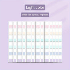 Fluorescent Sticky Stickers, Writable Paper, Stud