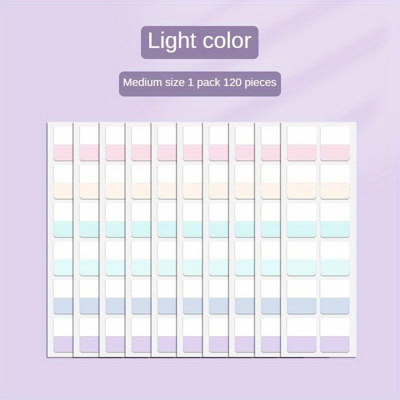 Fluorescent Sticky Stickers, Writable Paper, Stud
