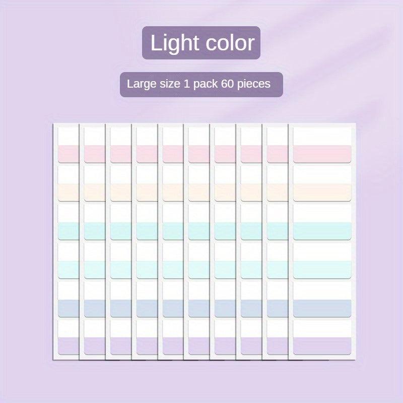 Fluorescent Sticky Stickers, Writable Paper, Stud