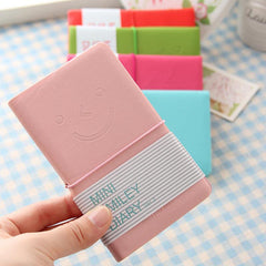 200 Sheets Brightly Colored Leather Notebook