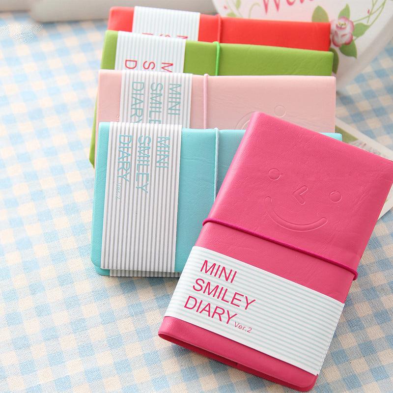 200 Sheets Brightly Colored Leather Notebook