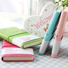 200 Sheets Brightly Colored Leather Notebook
