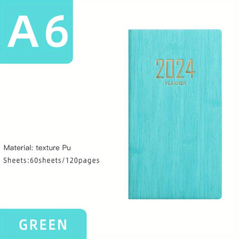 A6 Notebook 365 Days Portable Pocket Notepad Daily Weekly Agenda Planner