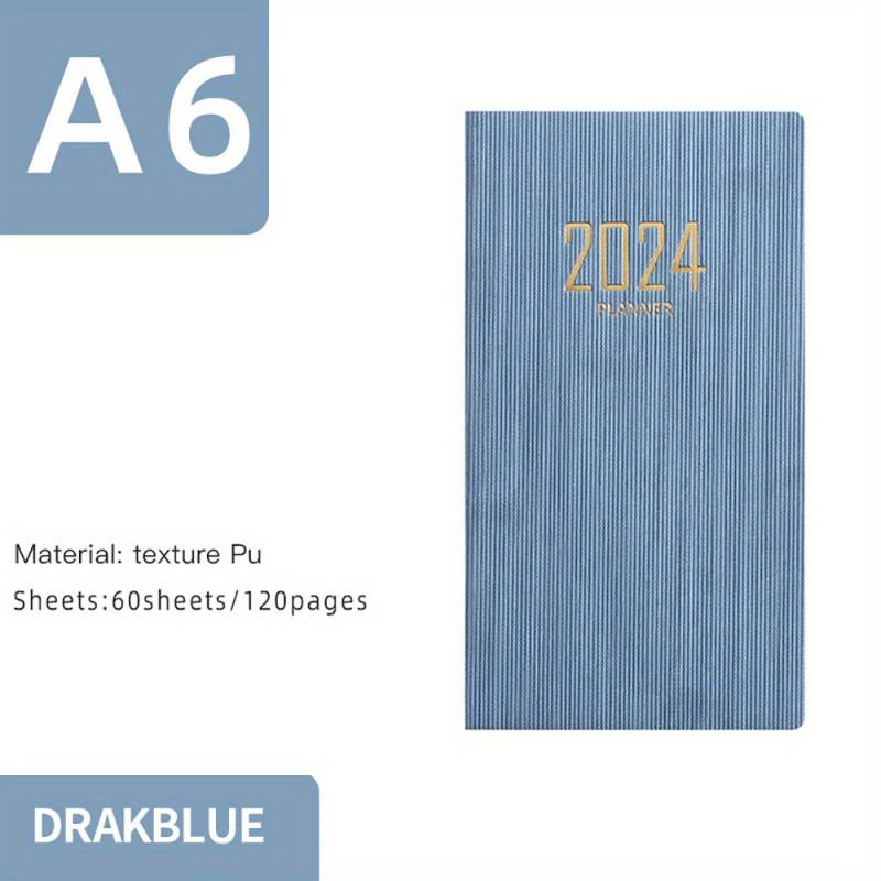 A6 Notebook 365 Days Portable Pocket Notepad Daily Weekly Agenda Planner