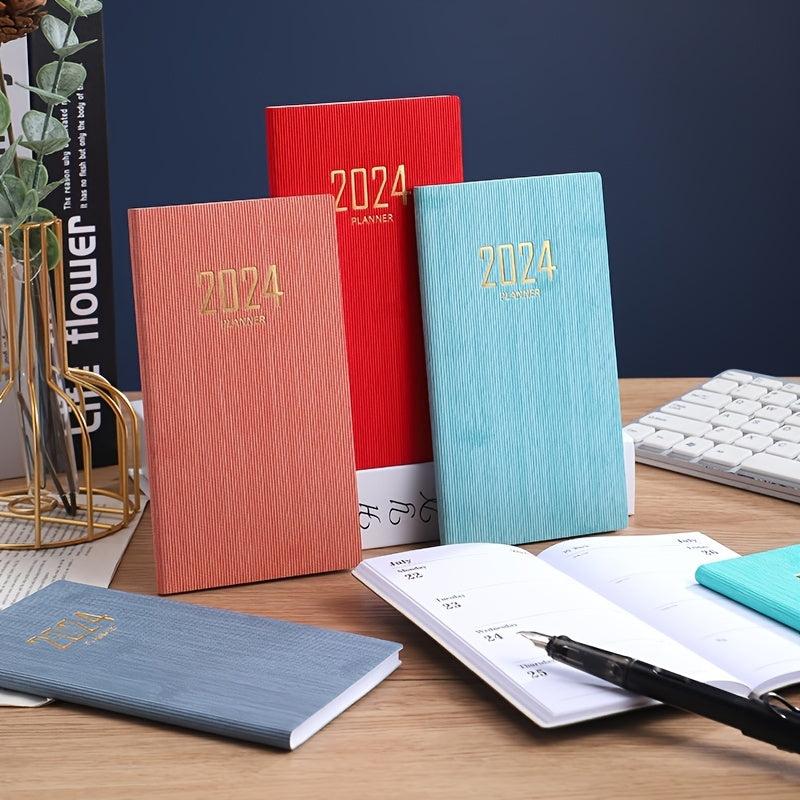 A6 Notebook 365 Days Portable Pocket Notepad Daily Weekly Agenda Planner